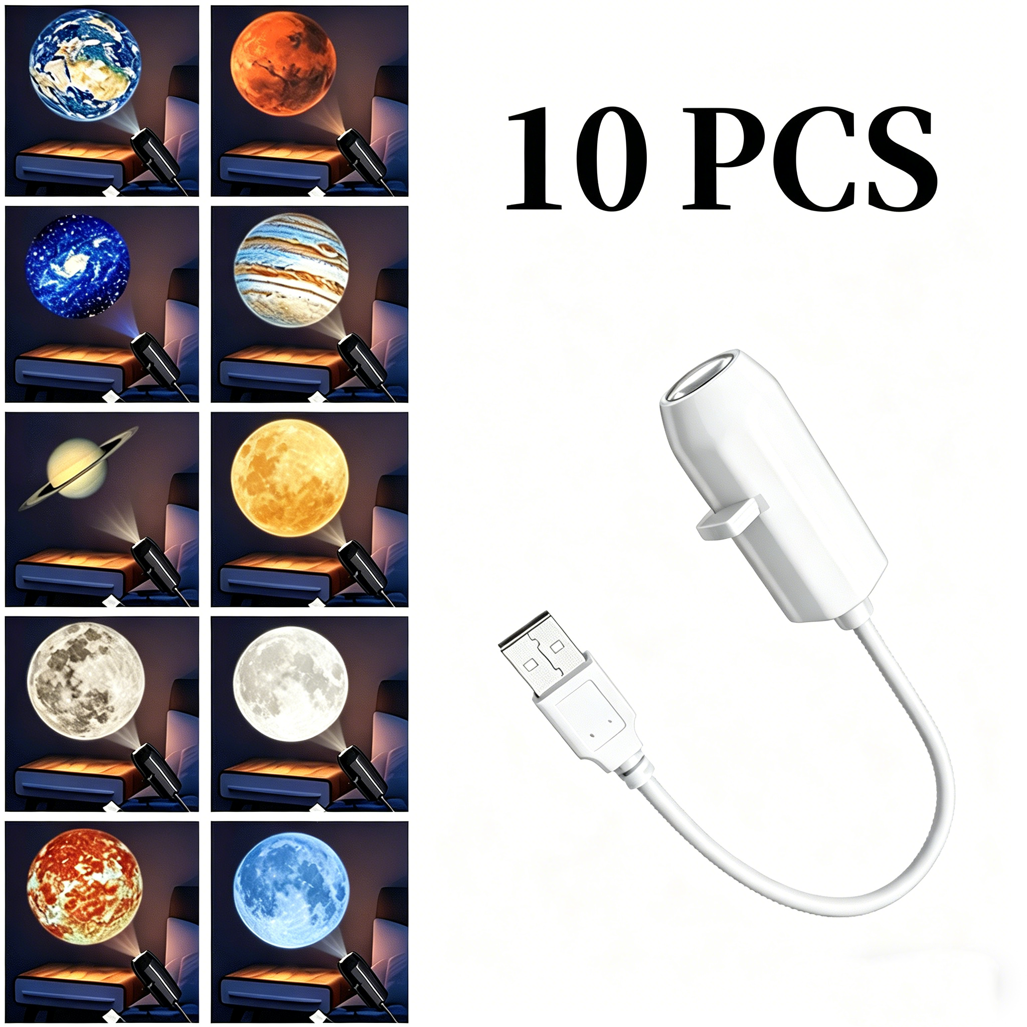Mother's Day Gift | USB Projector Light Soft Light for Peaceful Nights