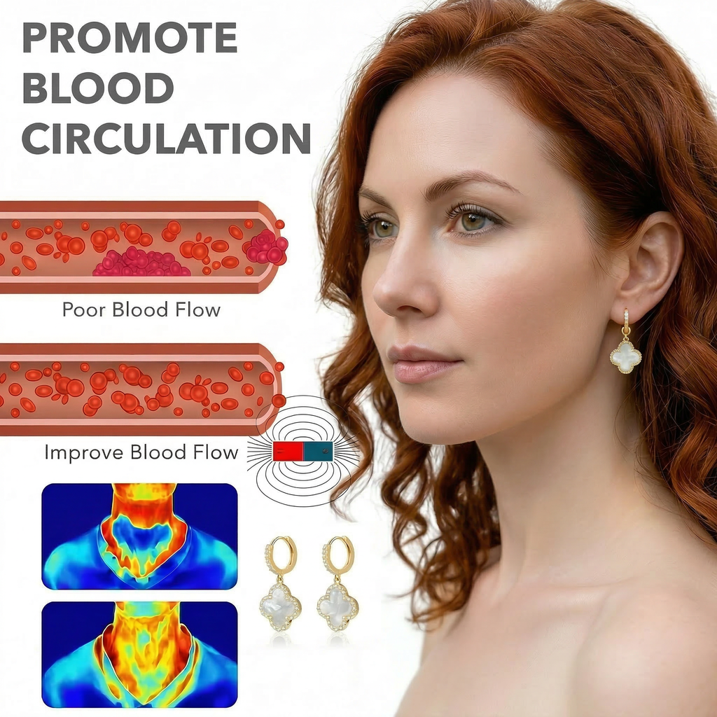 UK’s #1 Lucky Clover Germanium Earrings — Burn Fat & Slim Effortlessly