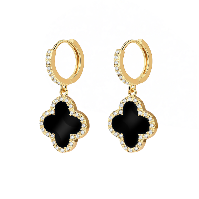 UK’s #1 Lucky Clover Germanium Earrings — Burn Fat & Slim Effortlessly