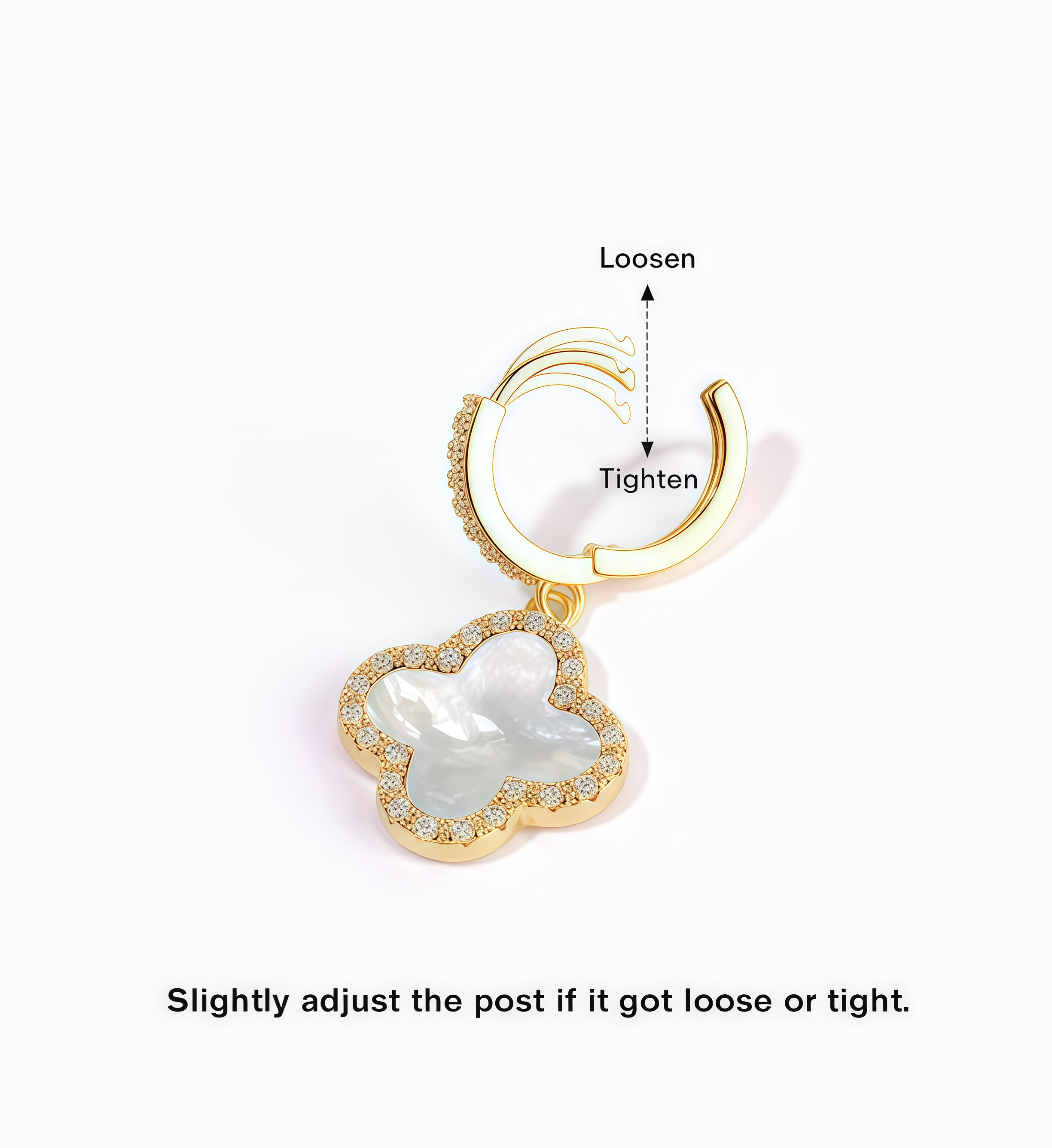 UK’s #1 Lucky Clover Germanium Earrings — Burn Fat & Slim Effortlessly