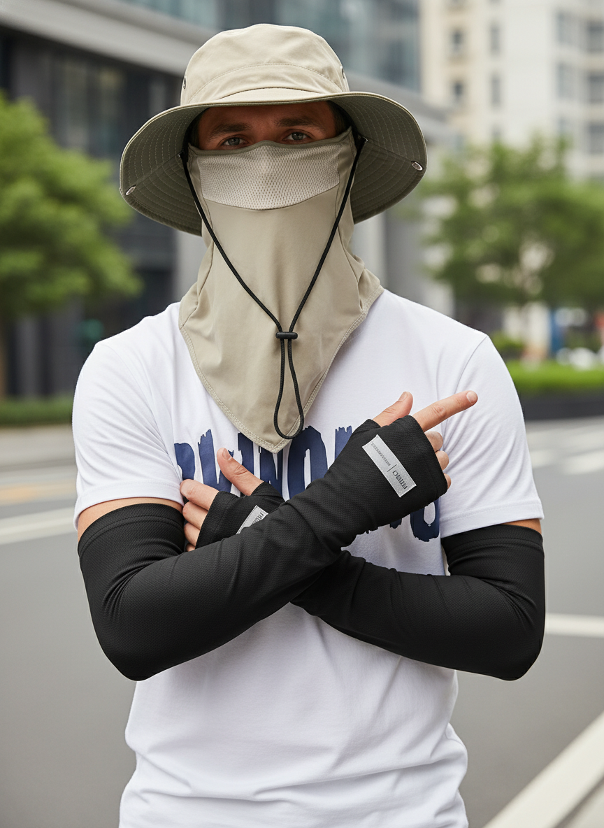 🔥Free Shipping 🔥UV Protection Bucket Hat with Face Cover